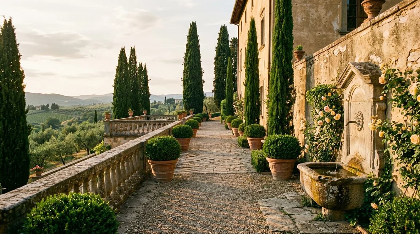 Italian Terrace Garden