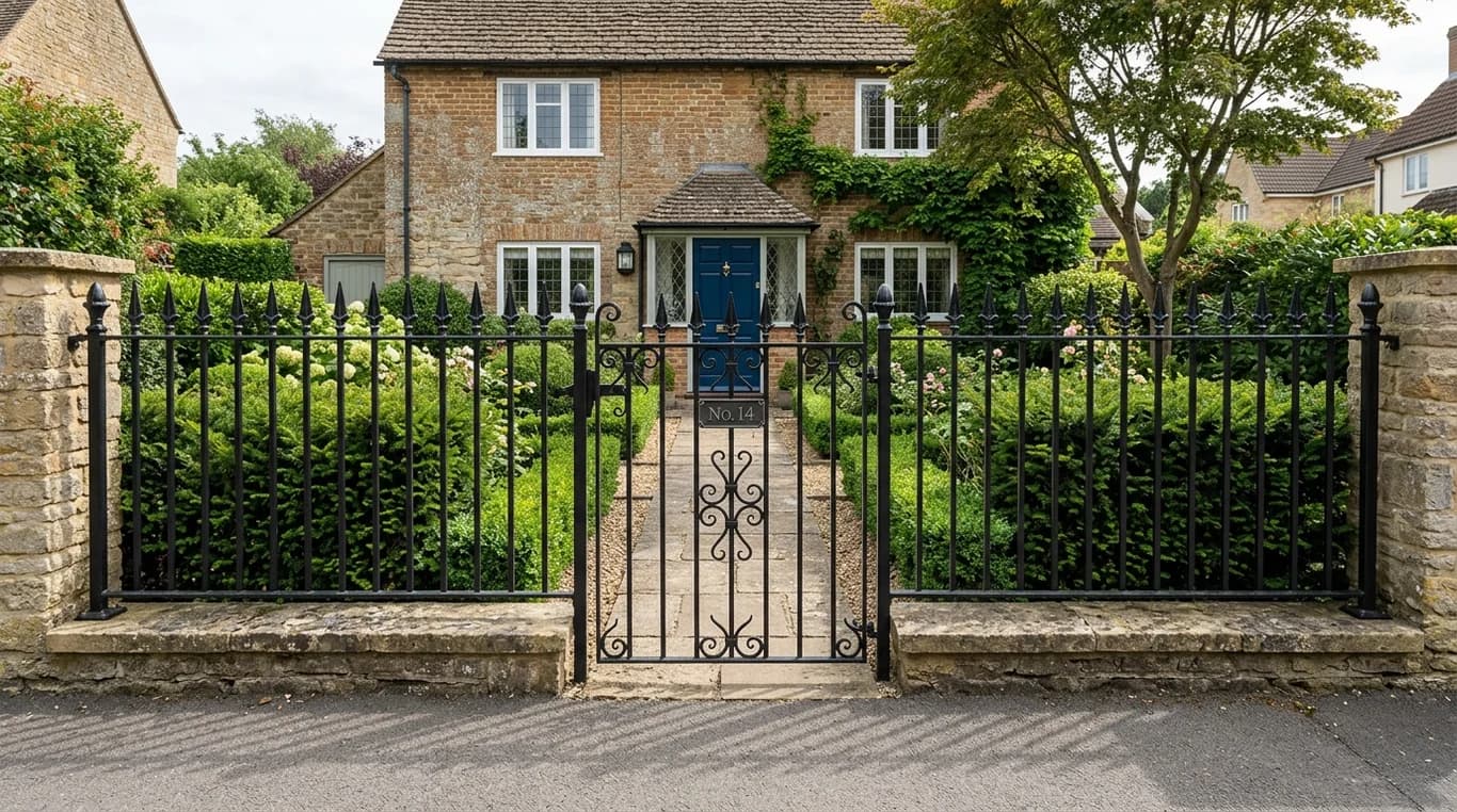 Classic Wrought Iron Fence